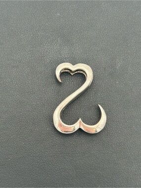 Jane Seymour Sterling Silver Open Double Heart Pendent